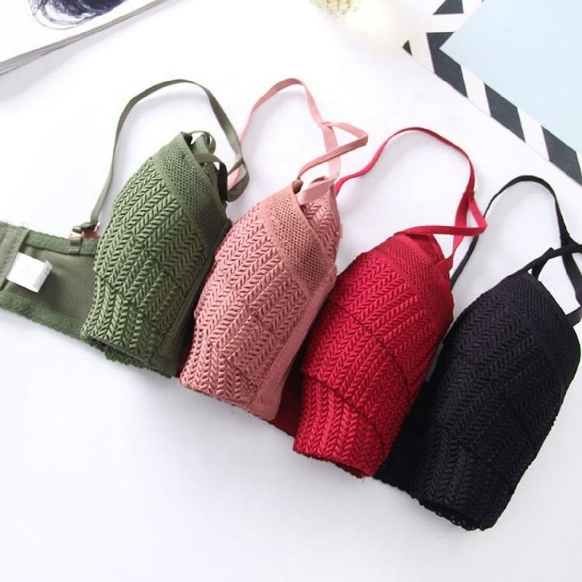 (Pack of 10) Women's  Bra Panty Lingerie Set for Girl's | L-112