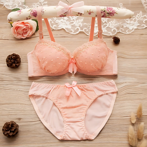 (Pack of 10) Women's Bra Panty Lingerie Set for Girl's Combo  | L-59