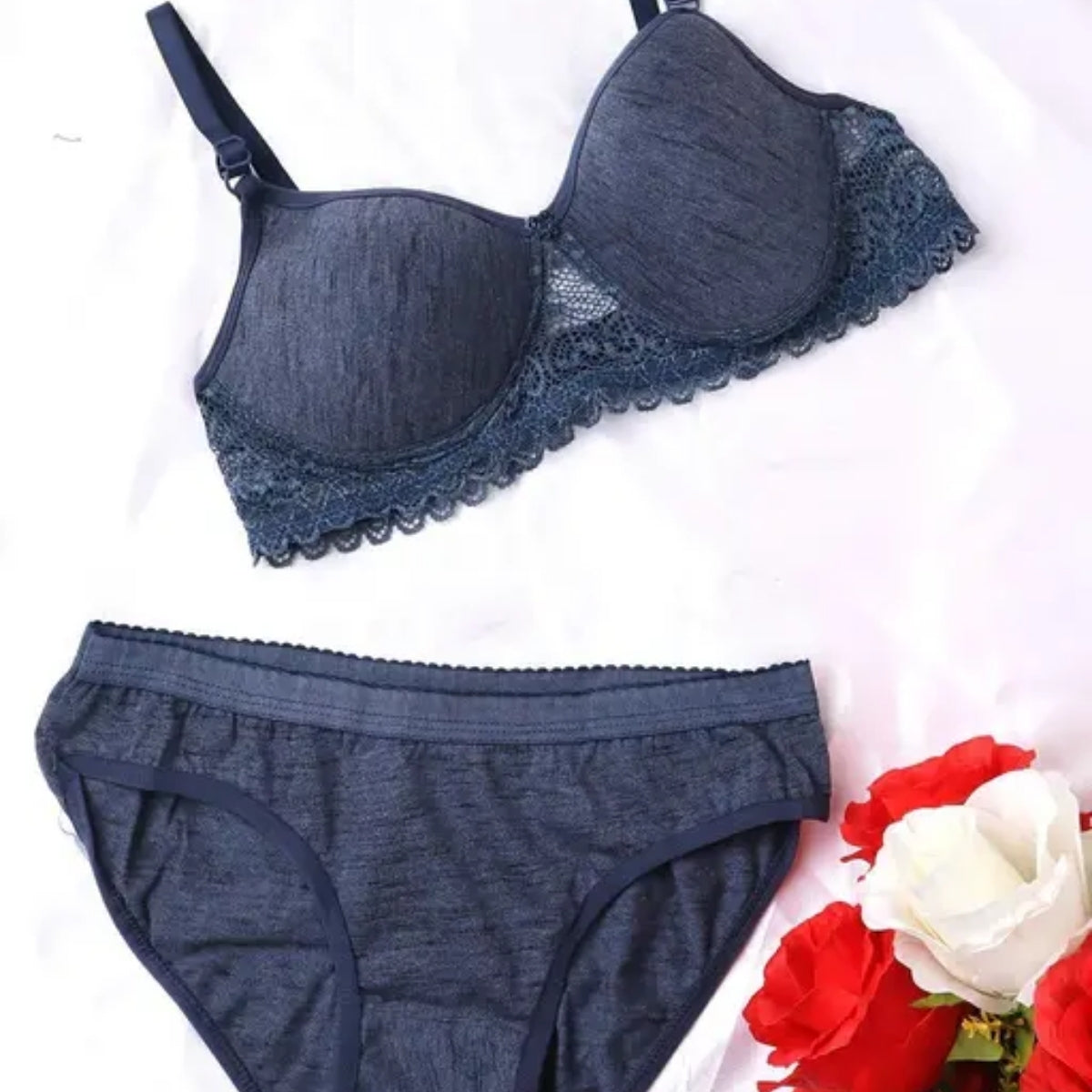 (Pack of 10) Women's  Bra Panty Lingerie Set for Girl's | L-151