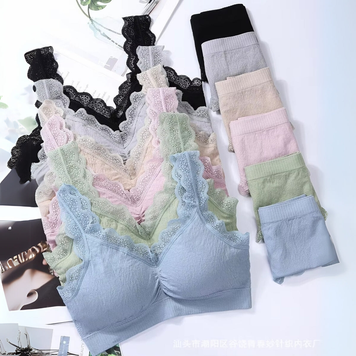 (Pack of 10) Women's  Bra Panty Lingerie Set for Girl's | L-143