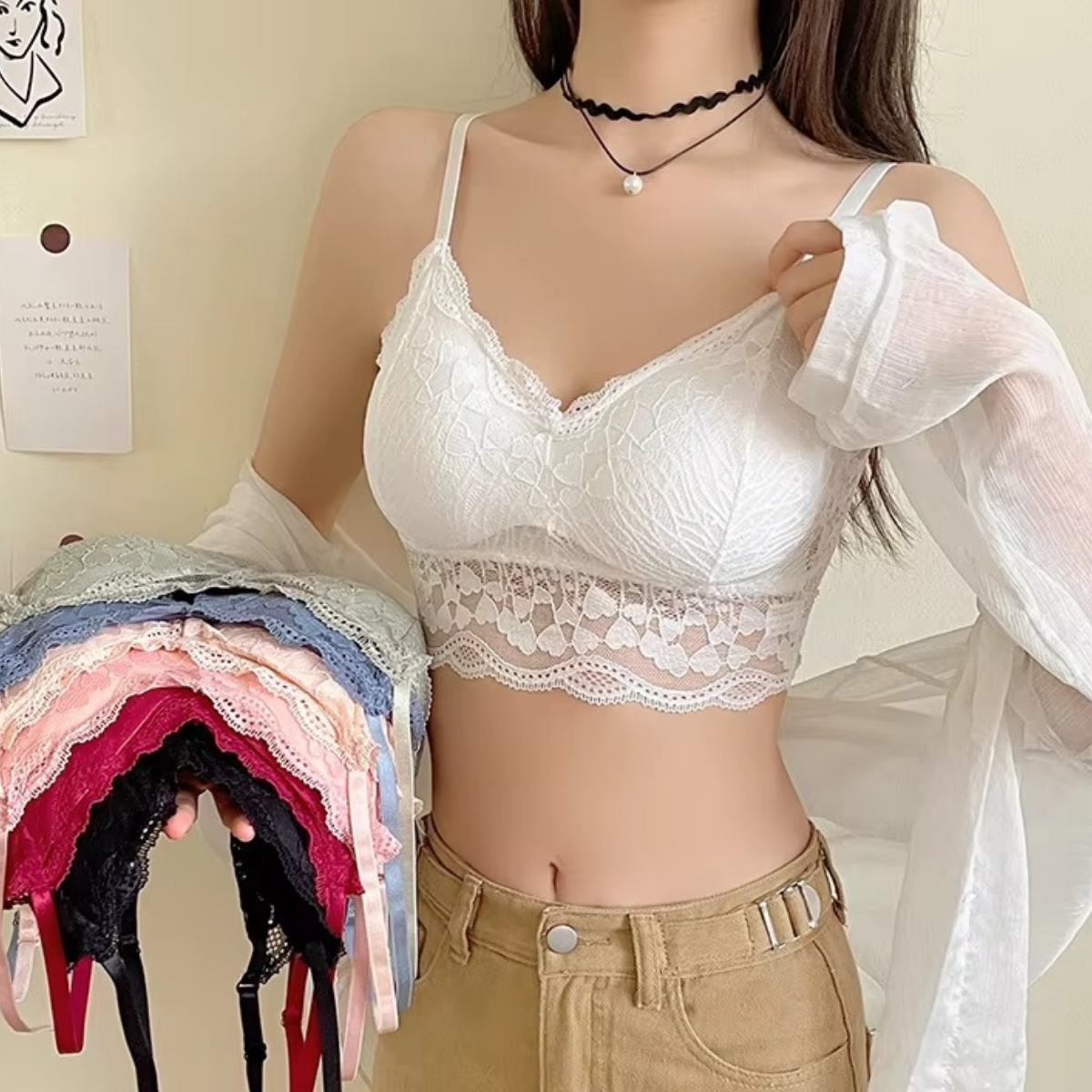 4-Pack Women’s | Trendy Bralette Collection | B-09