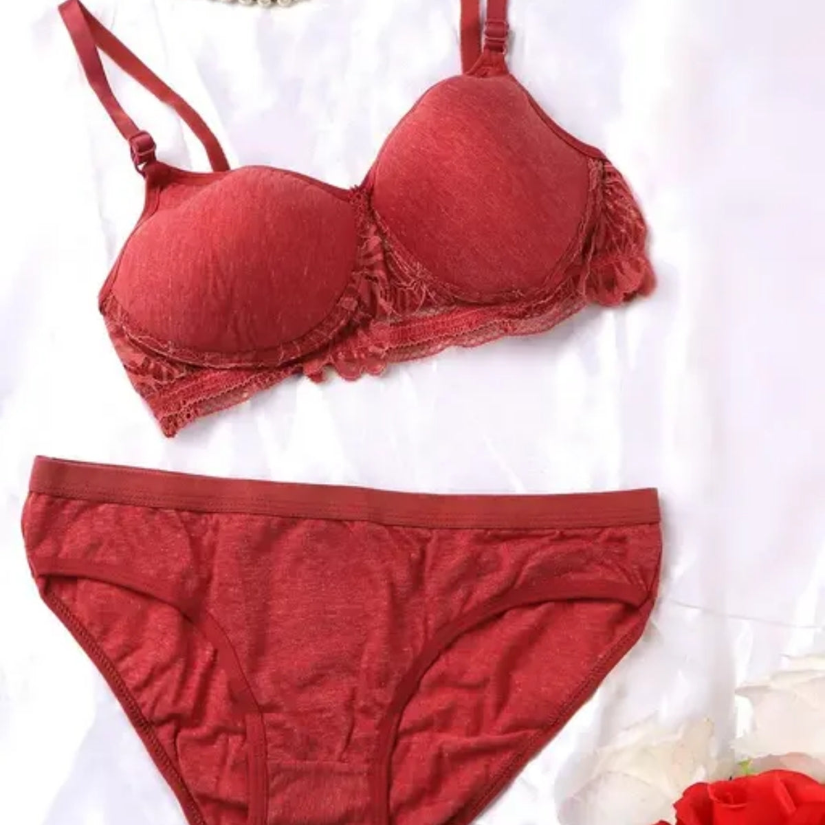 (Pack of 10) Women's  Bra Panty Lingerie Set for Girl's | L-151