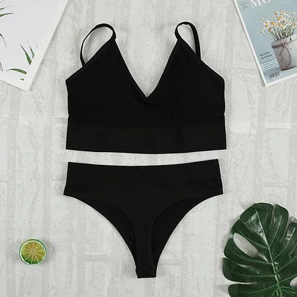 (Pack of 10) Women's Bra Panty Lingerie Set for Girl's Combo -by Zivina | L-87