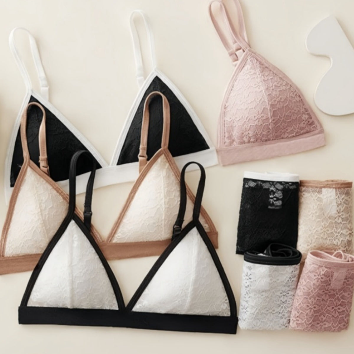 (Pack of 10) Women's  Bra Panty Lingerie Set for Girl's Combo | L-92