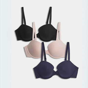 4-Pack Lightweight Push-Up Bras with Padding – Perfect Fit | PB-04