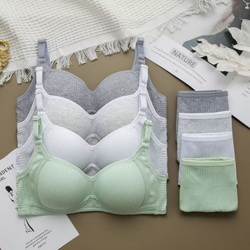 (Pack of 8) Women's Bra Panty Lingerie Set for Girl's Combo  | L-32