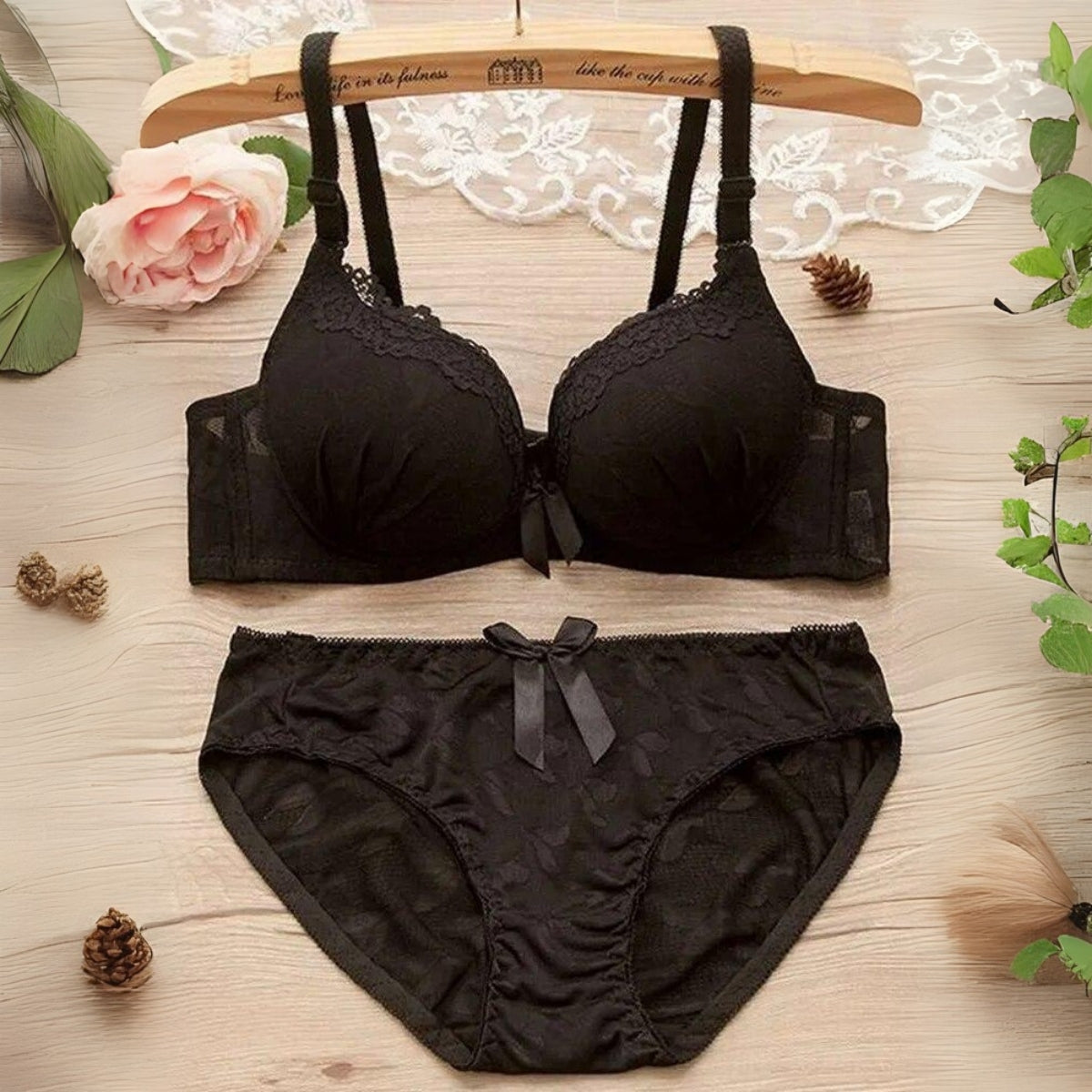 (Pack of 8) Women's  Bra Panty Lingerie Set for Girl's Combo | L-01