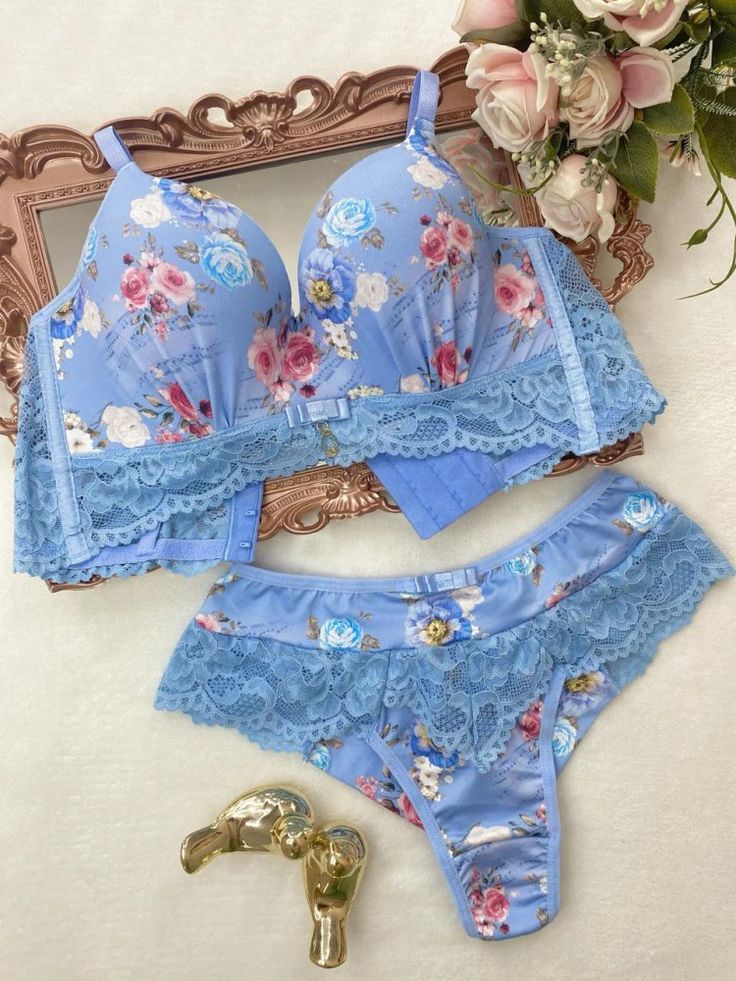 Bra & Panty Set Self Design Black Lingerie Set