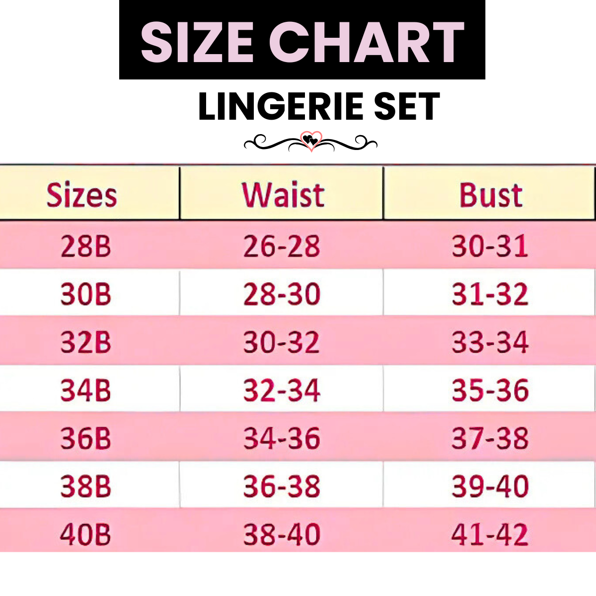 (Pack of 8) Women's  Bra Panty Lingerie Set for Girl's | BP-18