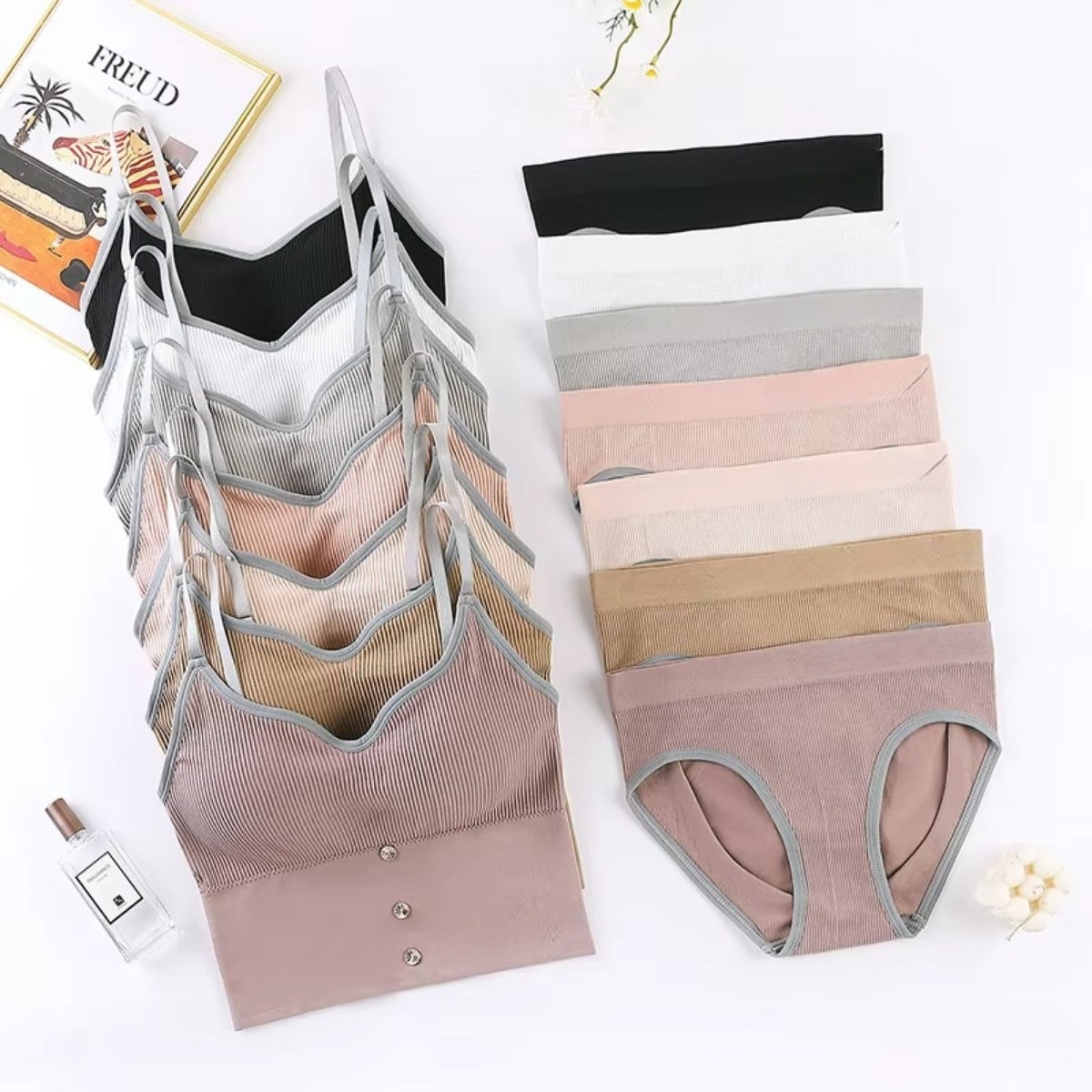 (Pack of 10) Women's  Bra Panty Lingerie Set for Girl's | L-154