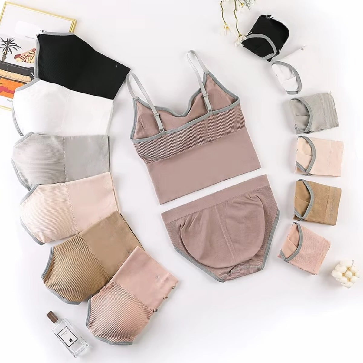 (Pack of 10) Women's  Bra Panty Lingerie Set for Girl's | L-154