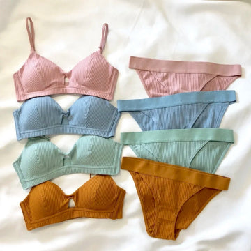 (Pack of 8) Women's  Bra Panty Lingerie Set for Girl's Combo | L-12