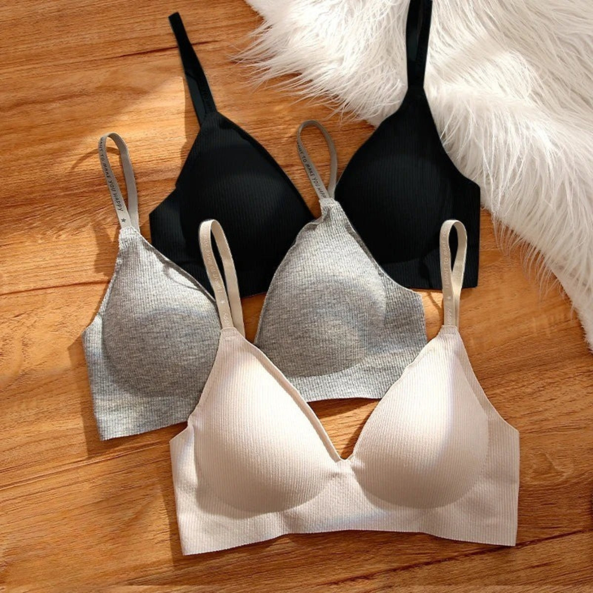 4-Pack Lightweight Push-Up Bras with Padding – Perfect Fit | PB-10