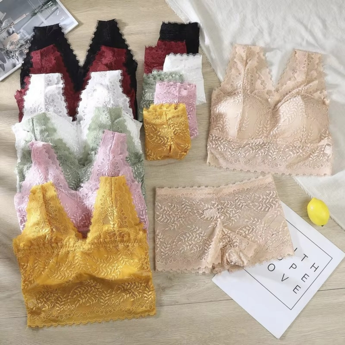 (Pack of 10) Women's  Bra Panty Lingerie Set for Girl's | L-155