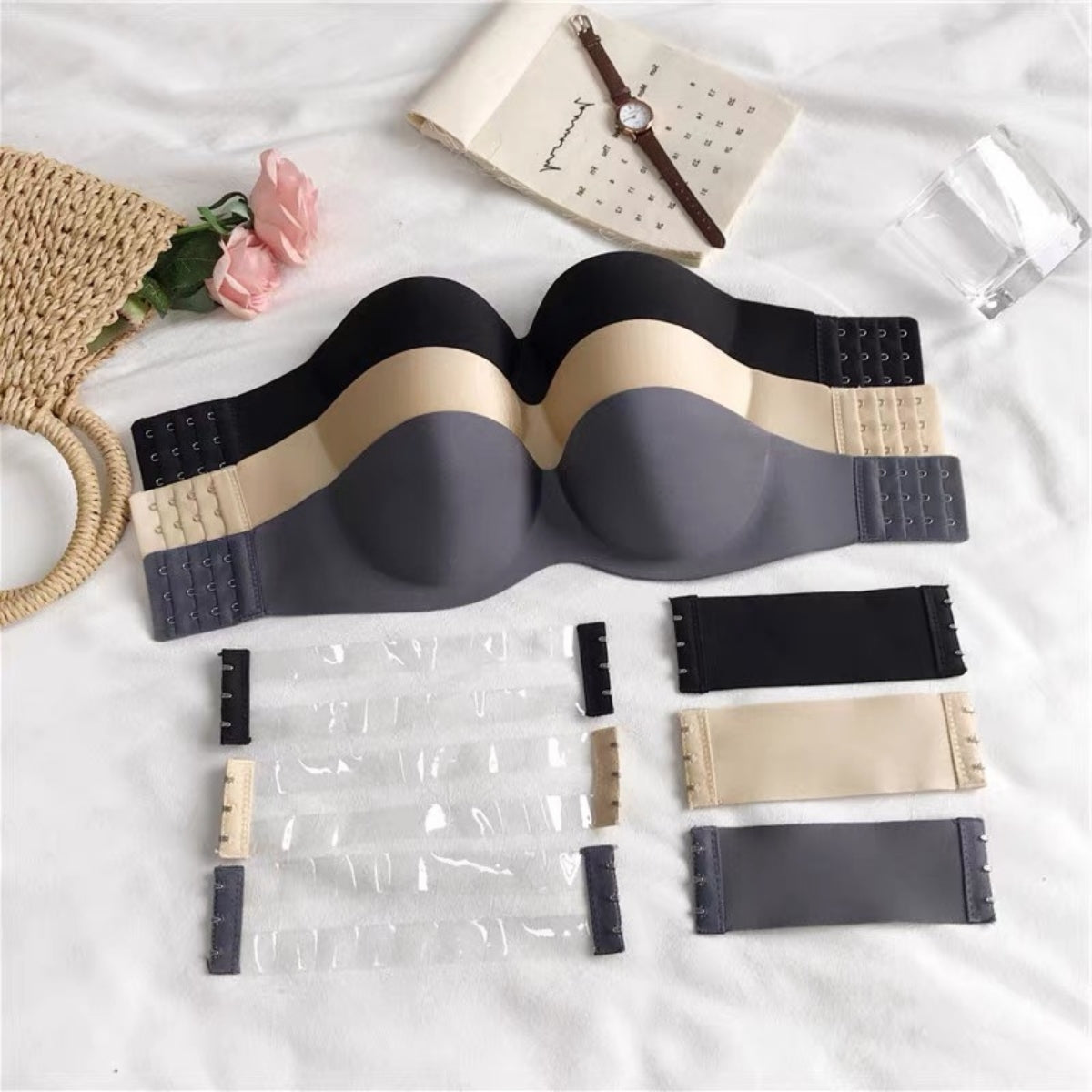 4-Pack Strapless Bras: Your Wardrobe Essentials | SB -09