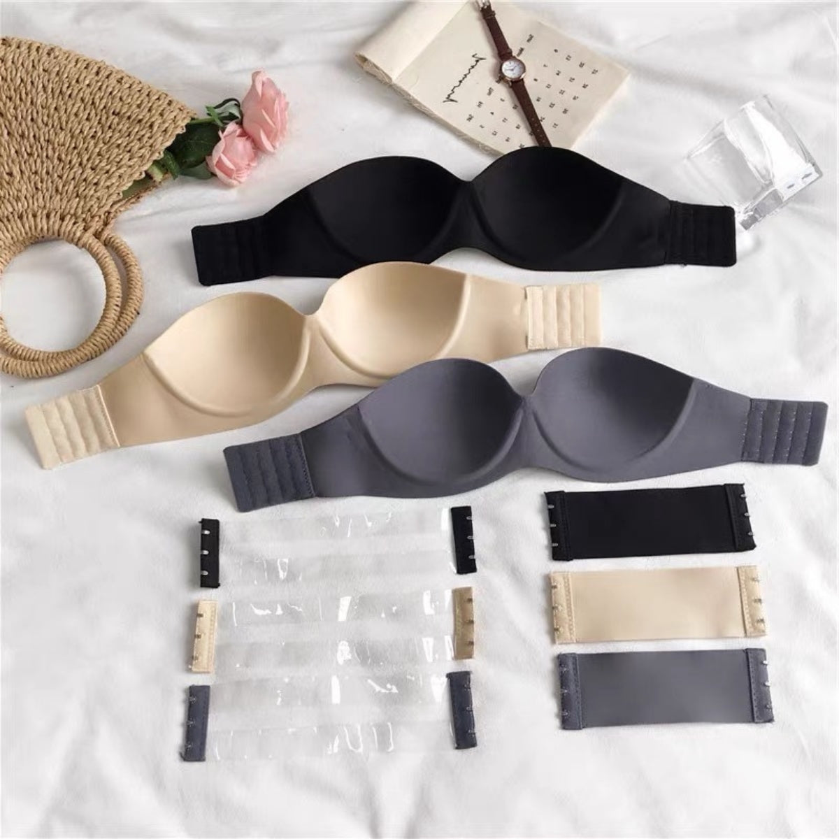 4-Pack Strapless Bras: Your Wardrobe Essentials | SB -09
