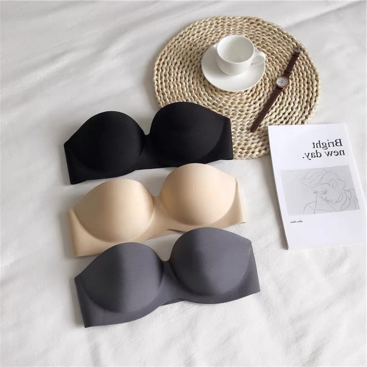 4-Pack Strapless Bras: Your Wardrobe Essentials | SB -09