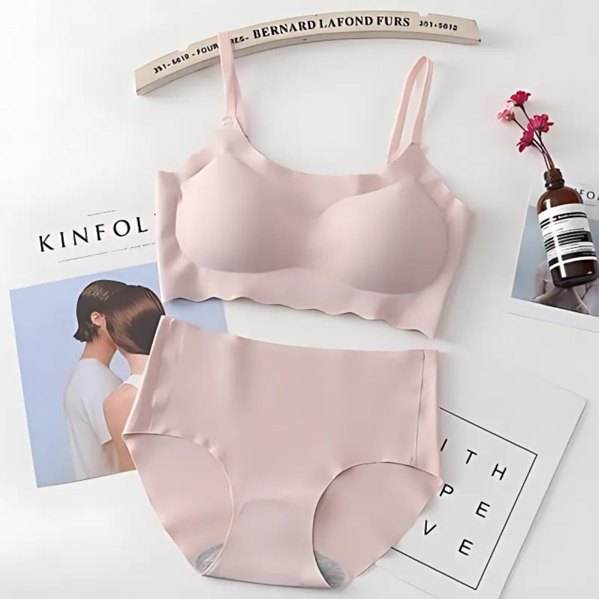 (Pack of 8) Women's  Bra Panty Lingerie Set for Girl's Combo  | L-13