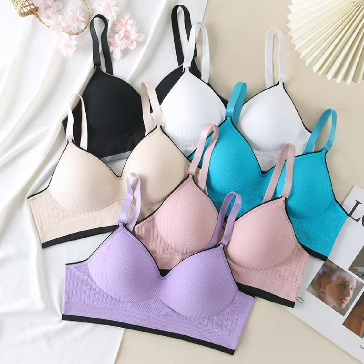 (Pack of 10) Women's  Bra Panty Lingerie Set for Girl's | L-156