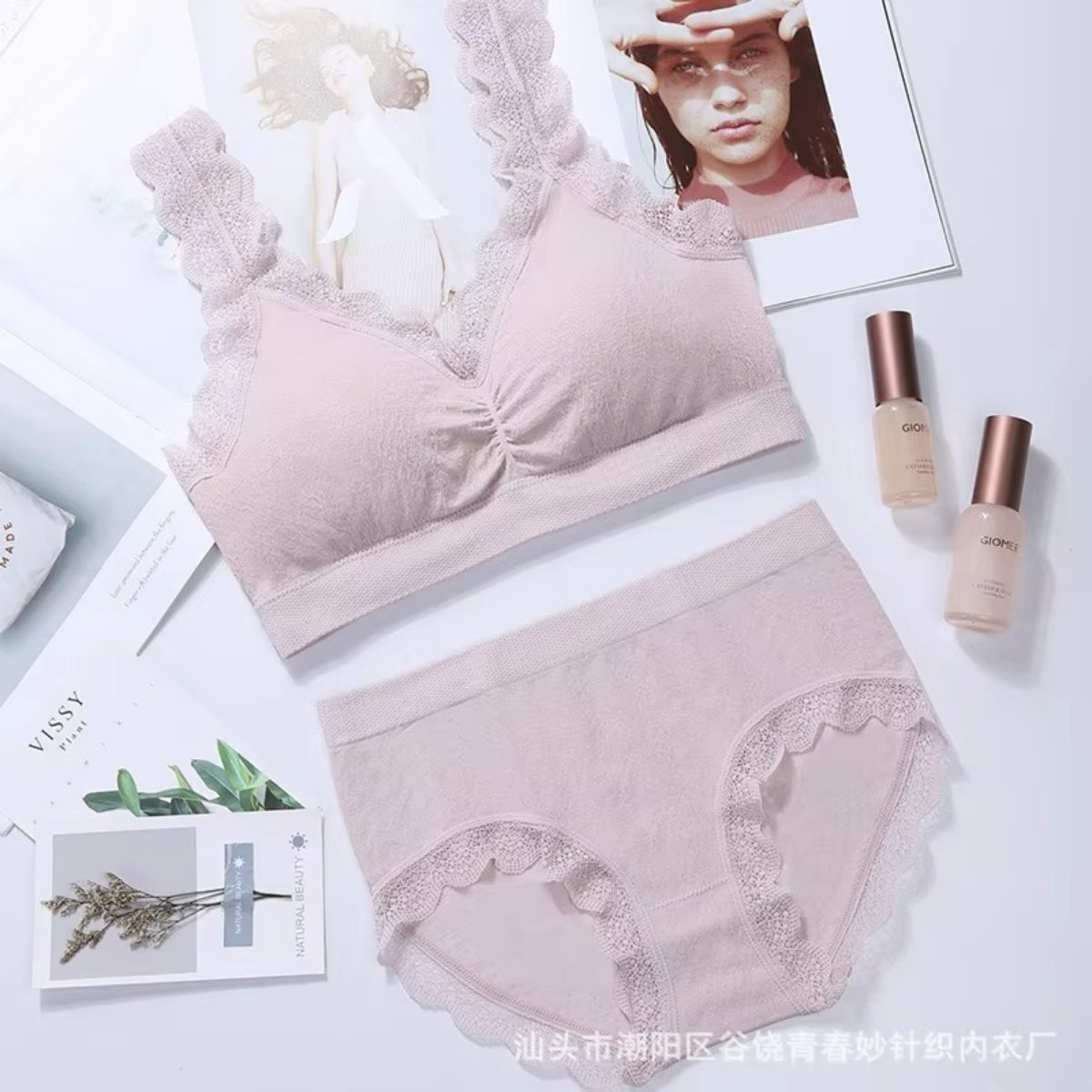 (Pack of 10) Women's  Bra Panty Lingerie Set for Girl's | L-143