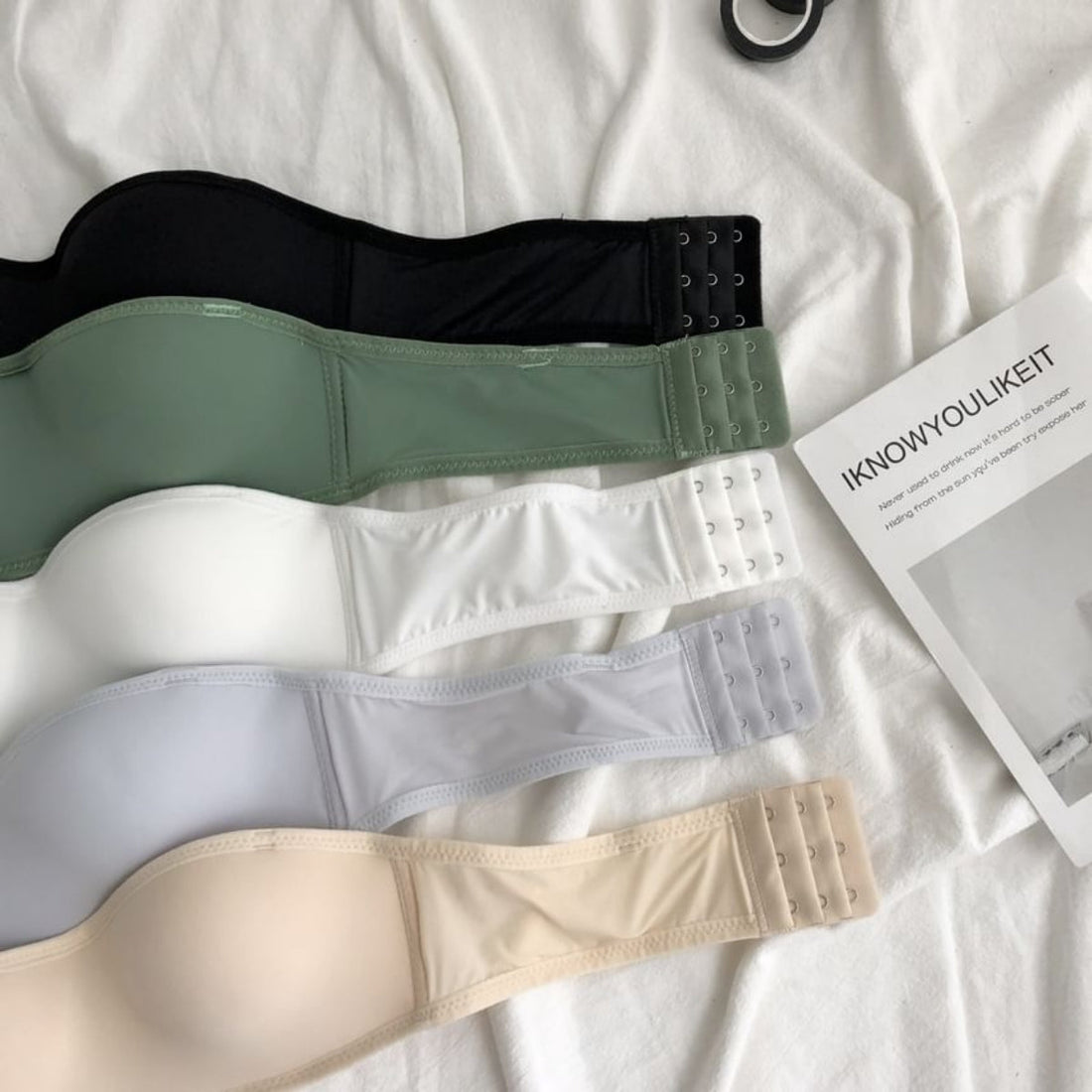 4-Pack Premium Quality Strapless Bra – Ultimate Comfort & Support | SB -18