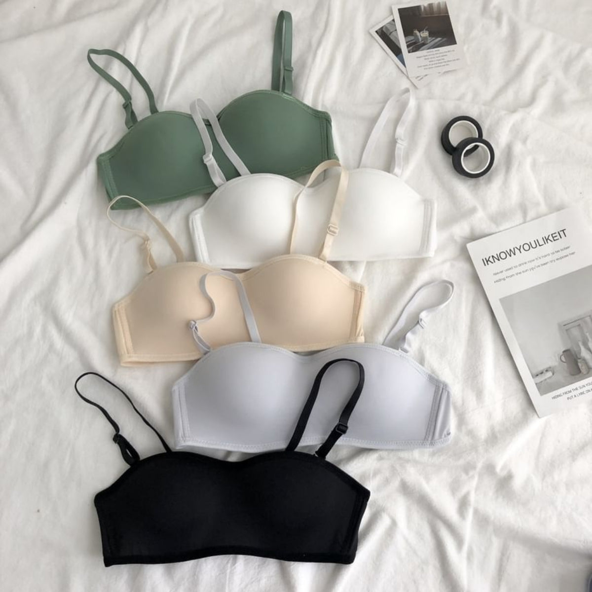 4-Pack Strapless Bras: Your Wardrobe Essentials | SB -08
