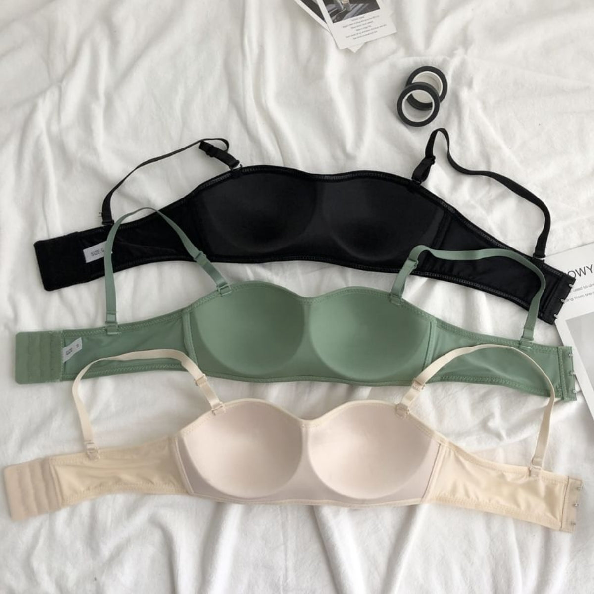 4-Pack Strapless Bras: Your Wardrobe Essentials | SB -08