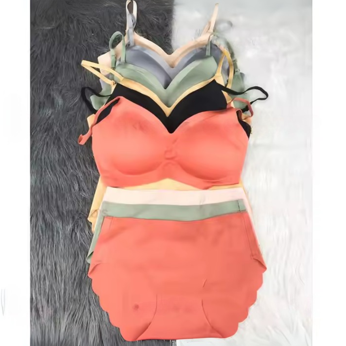 (Pack of 8) Women's  Bra Panty Lingerie Set for Girl's | BP-16