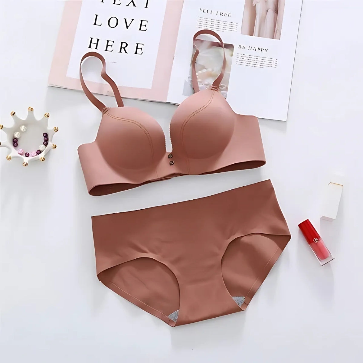 (Pack of 8) Women's  Bra Panty Lingerie Set for Girl's Combo | L-14