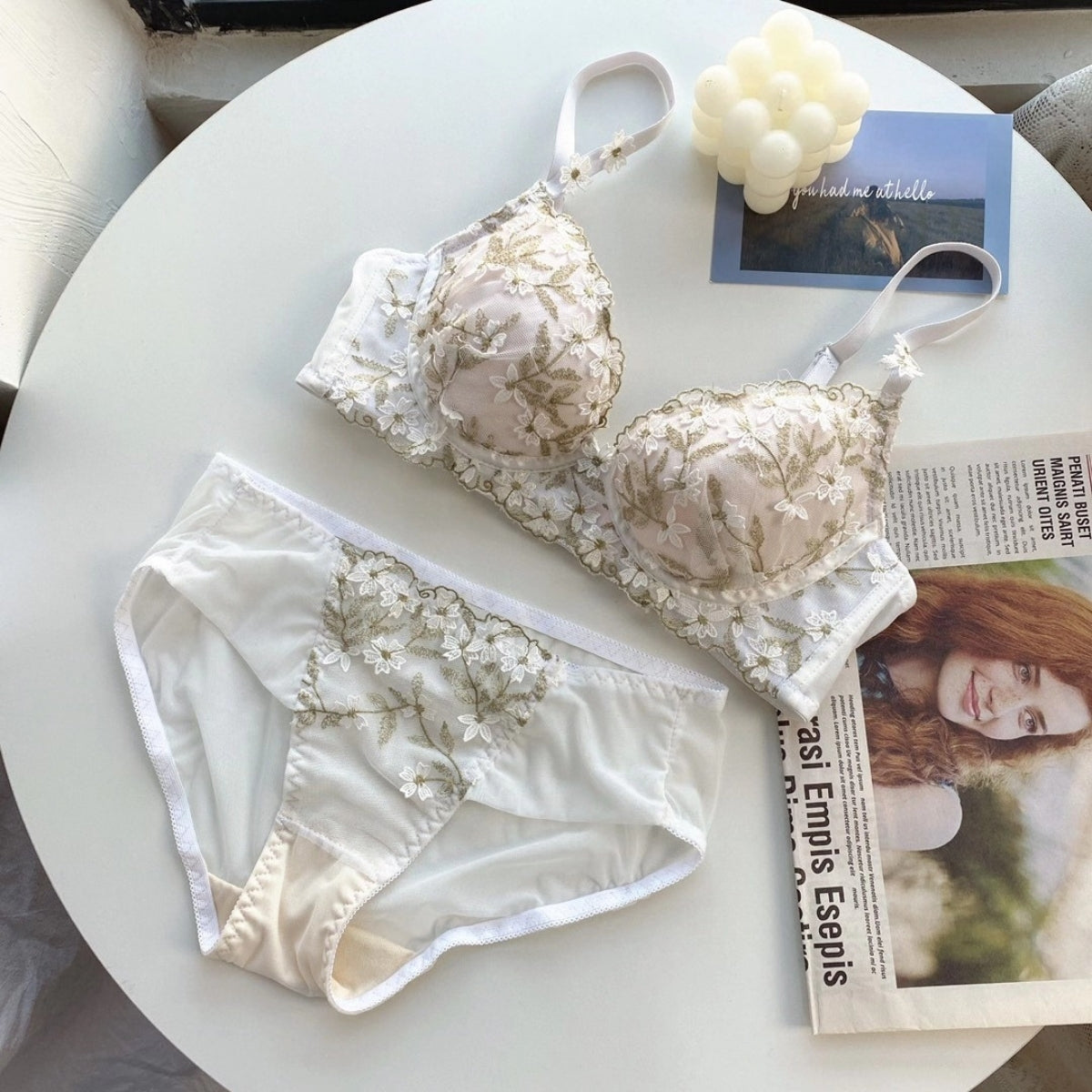 (Pack of 10) Women's Bra Panty Lingerie Set for Girl's Combo  | L-95