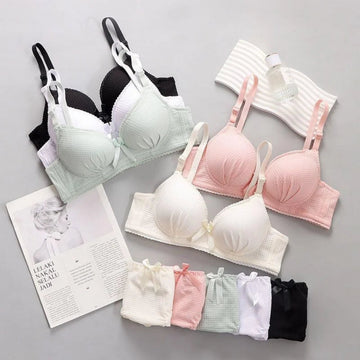 (Pack of 8) Women's Bra Panty Lingerie Set for Girl's Combo  | L-15