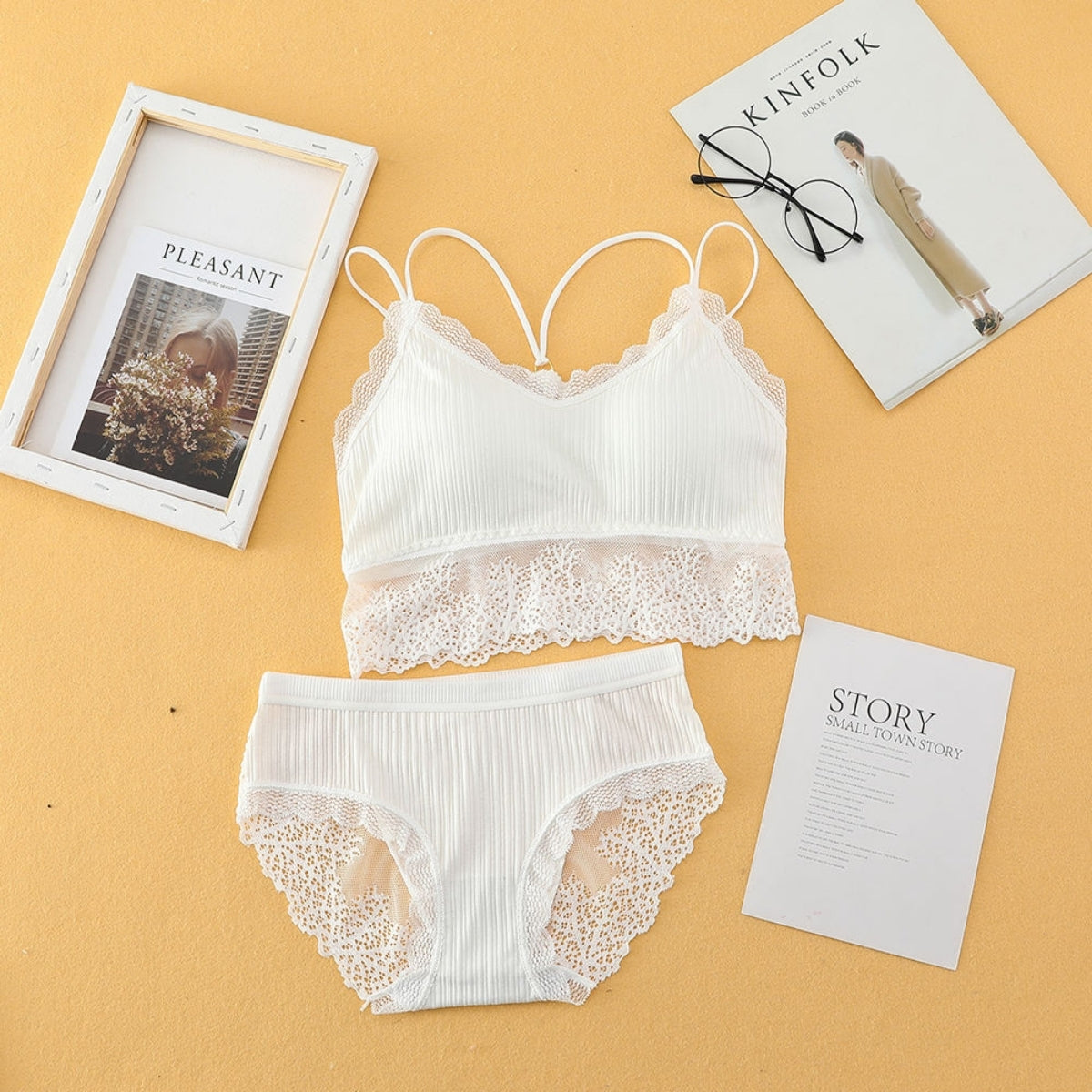 (Pack of 8) Women's  Bra and Panty Lingerie Set for Women | Every Occassion |L-013