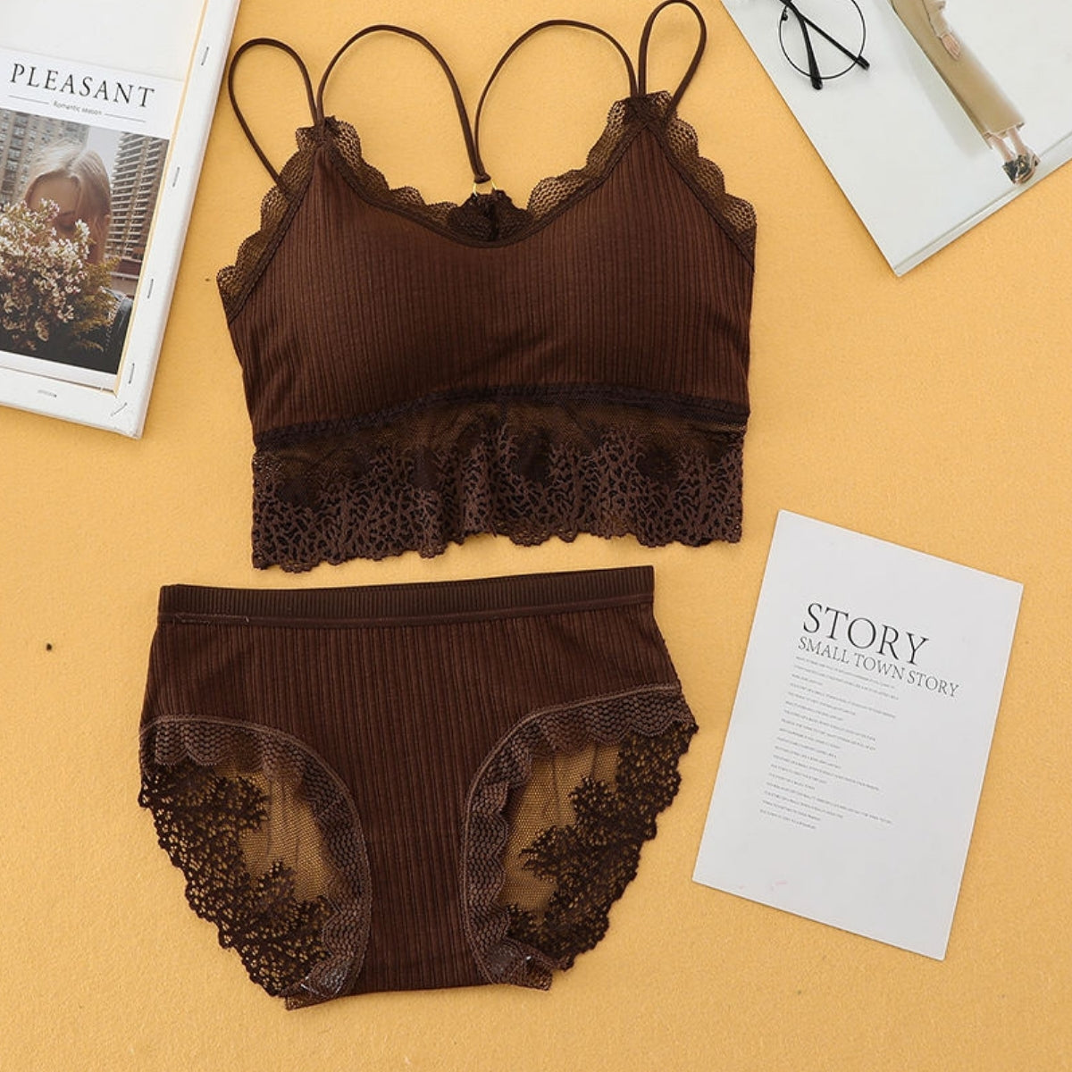 (Pack of 8) Women's  Bra and Panty Lingerie Set for Women | Every Occassion |L-013