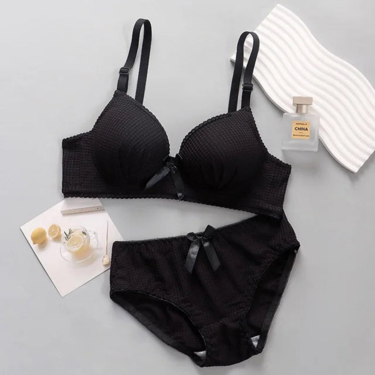 (Pack of 8) Women's Bra Panty Lingerie Set for Girl's Combo  | L-15