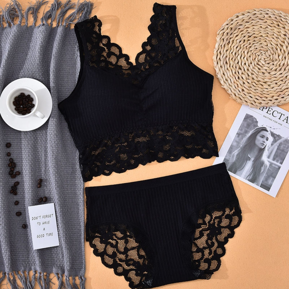 (Pack of 8) Women's  Bra and Panty Lingerie Set for Women | Every Occassion |L-014