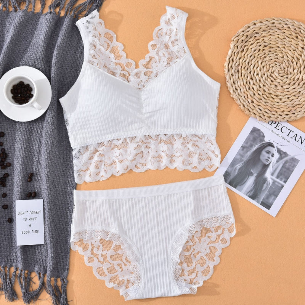 (Pack of 8) Women's  Bra and Panty Lingerie Set for Women | Every Occassion |L-014