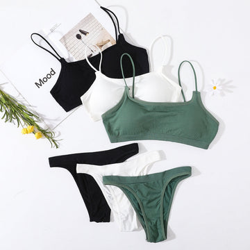 (Pack of 10) Women's  Bra Panty Lingerie Set for Girl's Combo -by Zivina| L-96