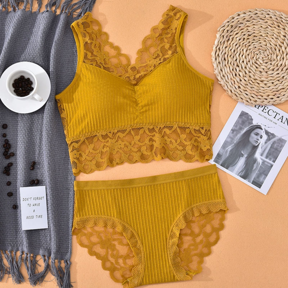 (Pack of 8) Women's  Bra and Panty Lingerie Set for Women | Every Occassion |L-014