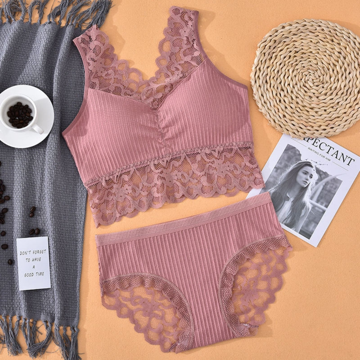 (Pack of 8) Women's  Bra and Panty Lingerie Set for Women | Every Occassion |L-014