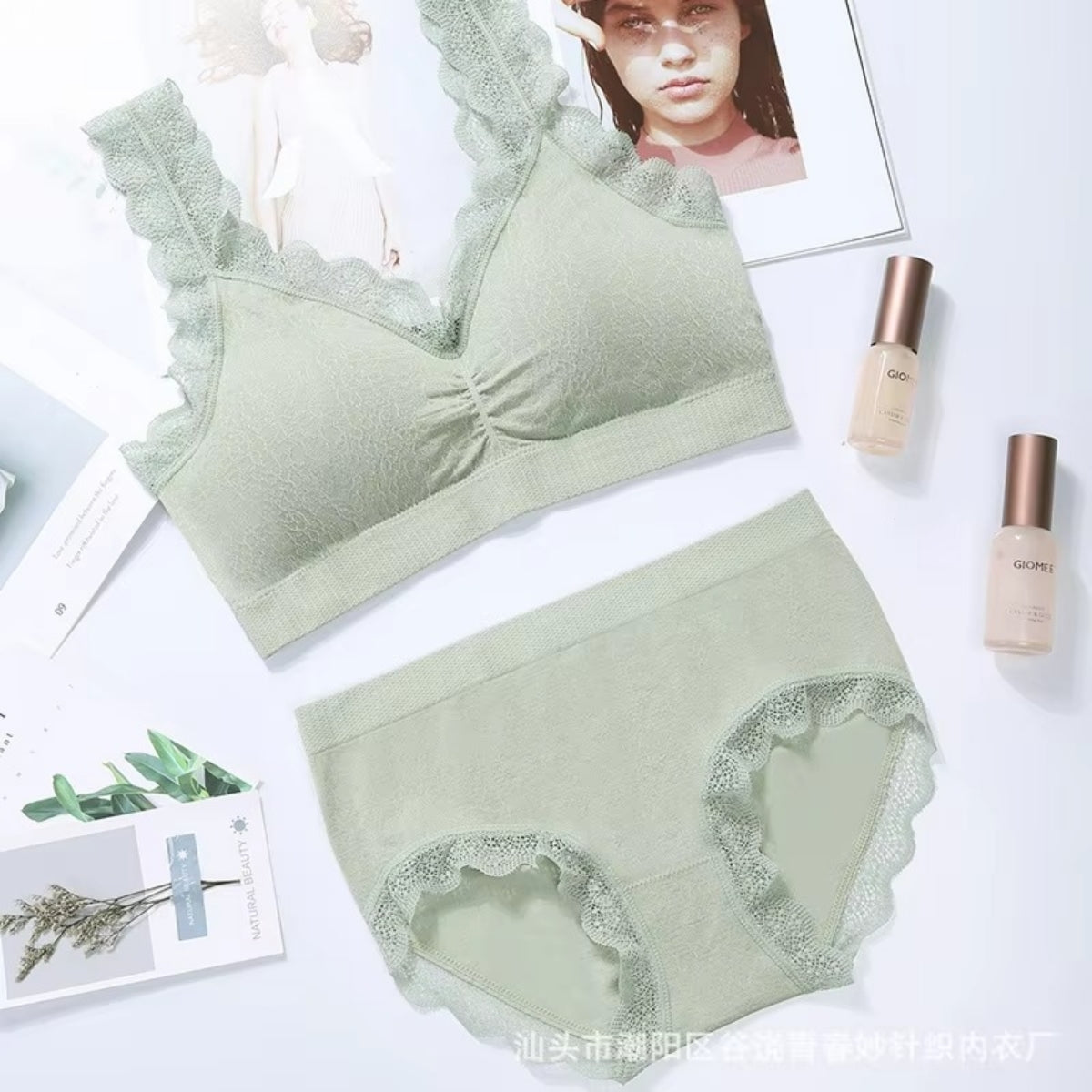 (Pack of 10) Women's  Bra Panty Lingerie Set for Girl's | L-143