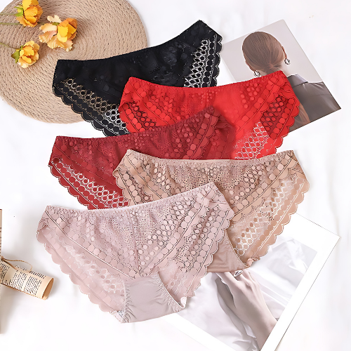 (Pack of 10) Women's Bra Panty Lingerie Set for Girl's Combo | L-55