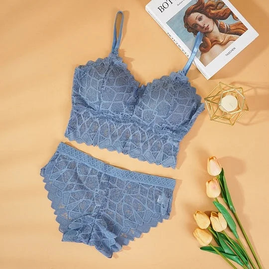 (Pack of 10) Women's  Bra Panty Lingerie Set for Girl's Combo | L-88