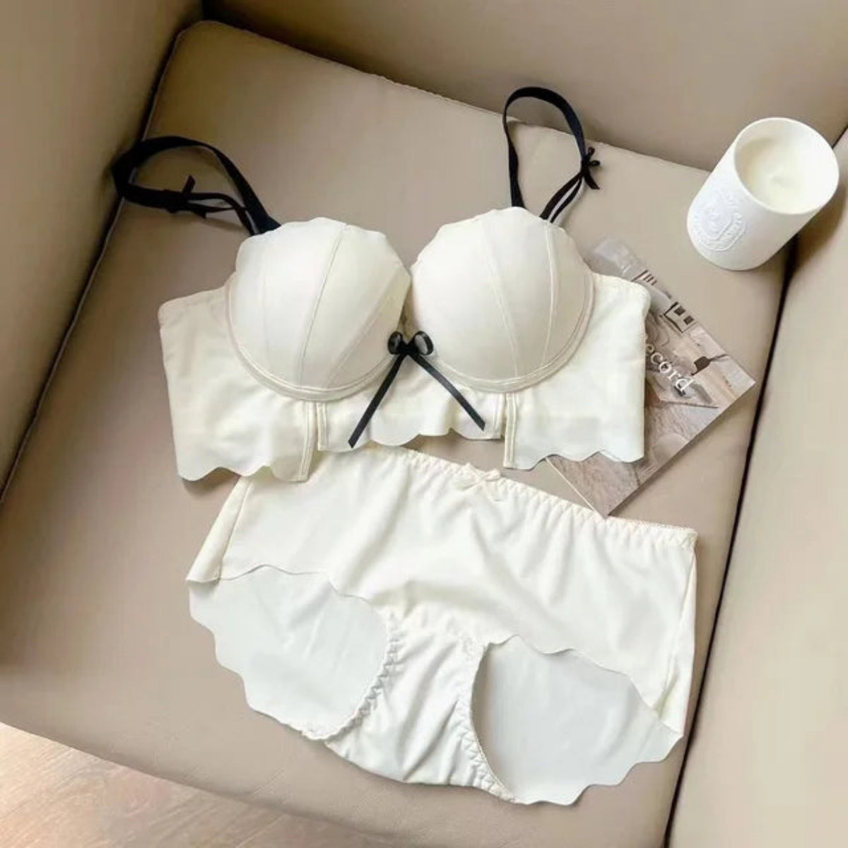 (Pack of 8) Women's  Bra Panty Lingerie Set for Girl's Combo | L-16