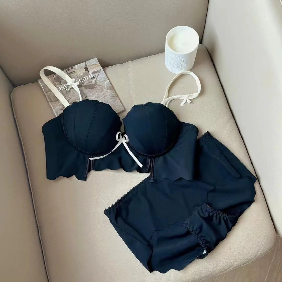 (Pack of 8) Women's  Bra Panty Lingerie Set for Girl's Combo | L-16