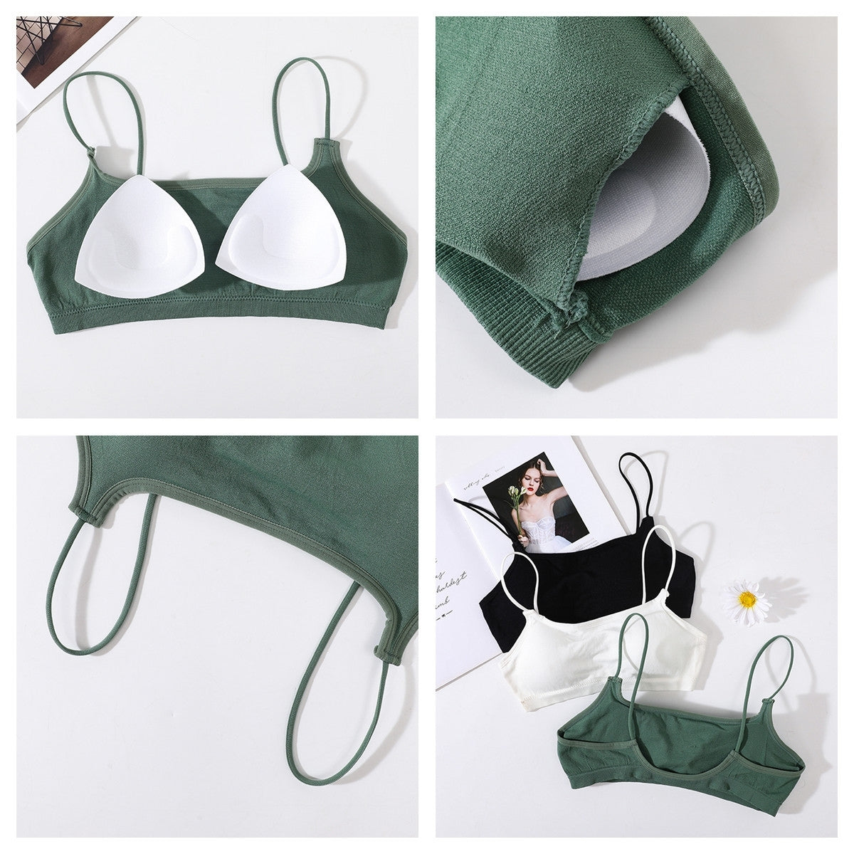 (Pack of 10) Women's  Bra Panty Lingerie Set for Girl's Combo -by Zivina| L-96