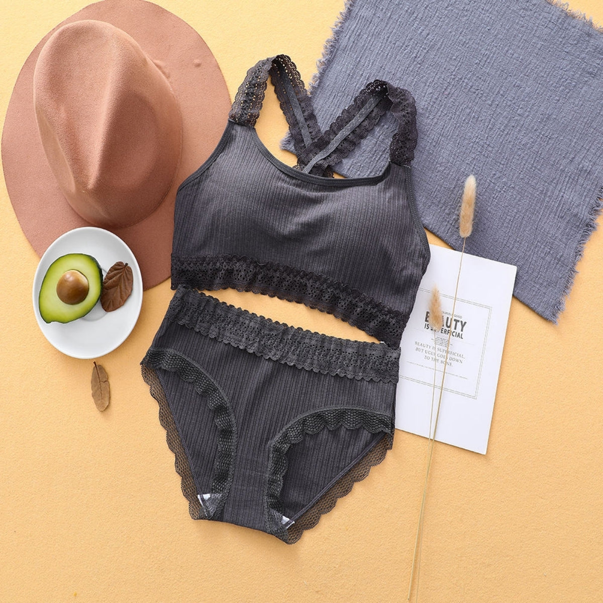 (Pack of 8) Women's  Bra and Panty Lingerie Set for Women | Every Occassion |L-015