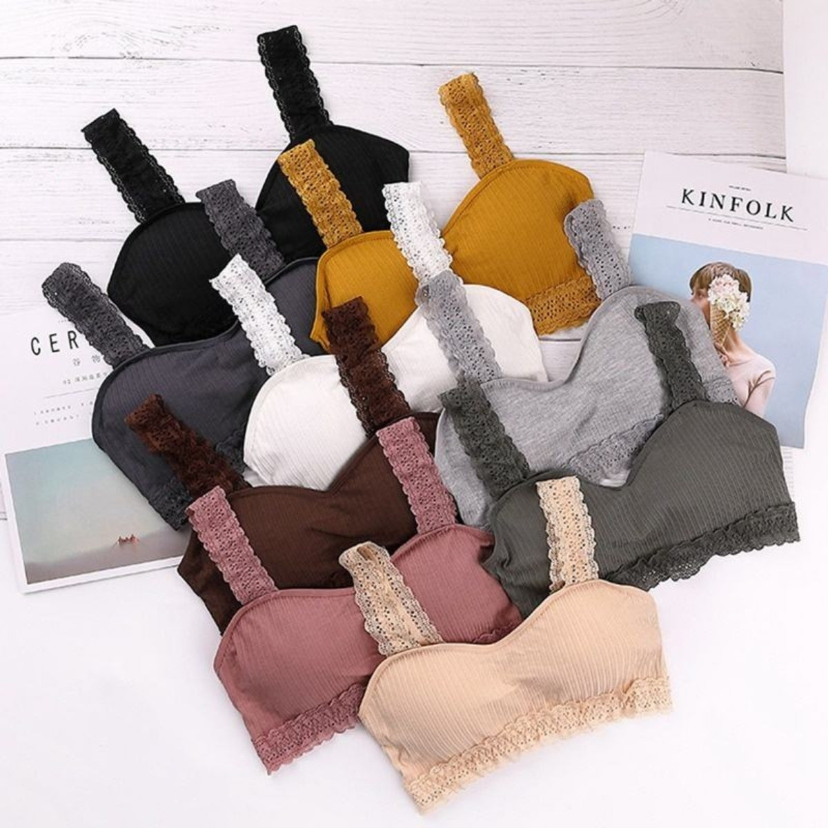 (Pack of 8) Women's  Bra and Panty Lingerie Set for Women | Every Occassion |L-016