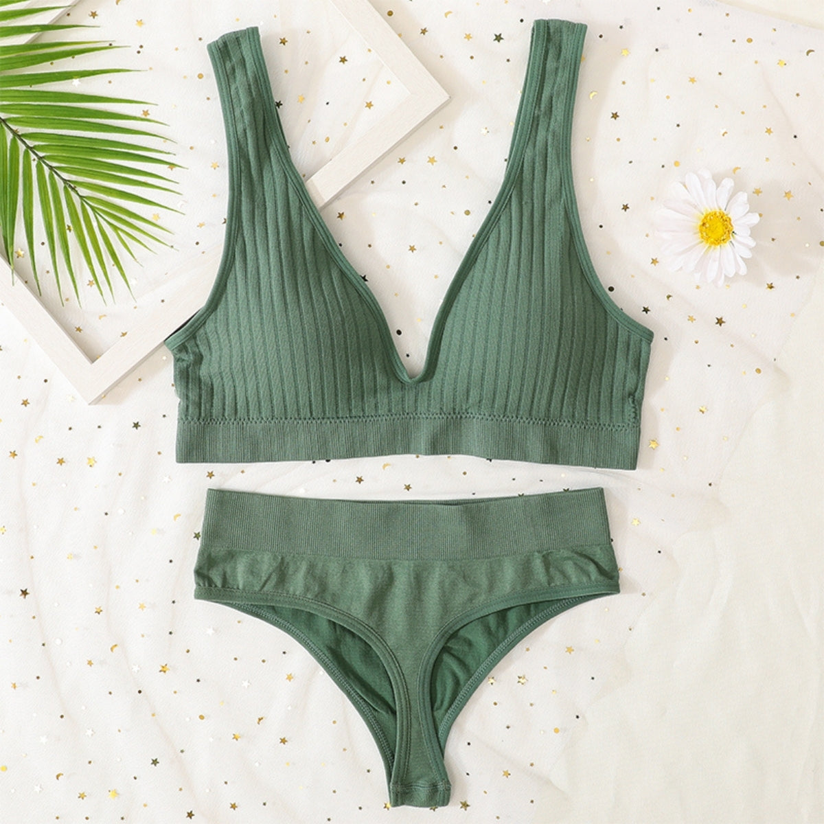 (Pack of 10) Women's Bra Panty Lingerie Set for Girl's Combo -by Zivina | L-97