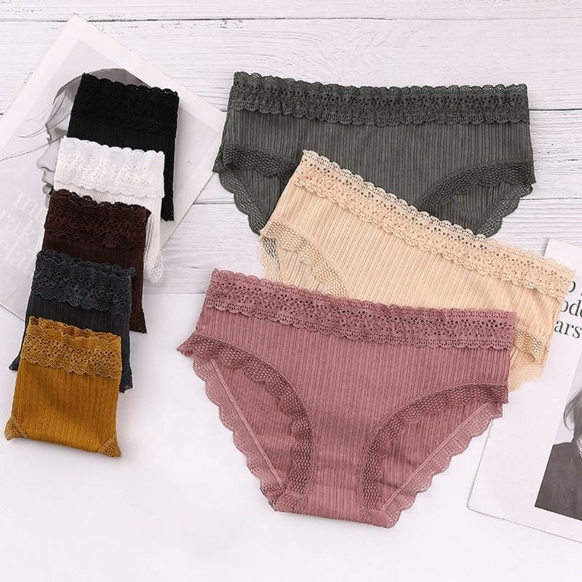 (Pack of 8) Women's  Bra and Panty Lingerie Set for Women | Every Occassion |L-016