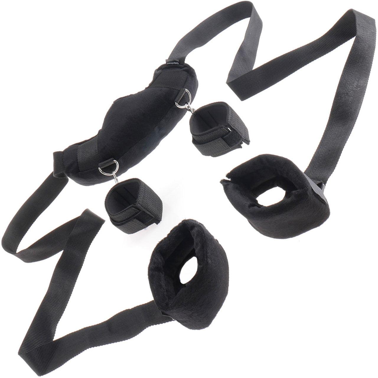 Neck Pillow Along with Two Strap and Four Cuffs